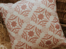 Load image into Gallery viewer, Cushion Cover - Olive and Daisy Jamila Rhubarb Pink - 32cm x 32cm

