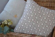 Load image into Gallery viewer, Cushion Cover - Peony and Sage - Mini Sundance in Mud - 36cm x 36cm
