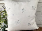 Cushion Cover - Peony & Sage - Bee & Butterfly linen 45cm