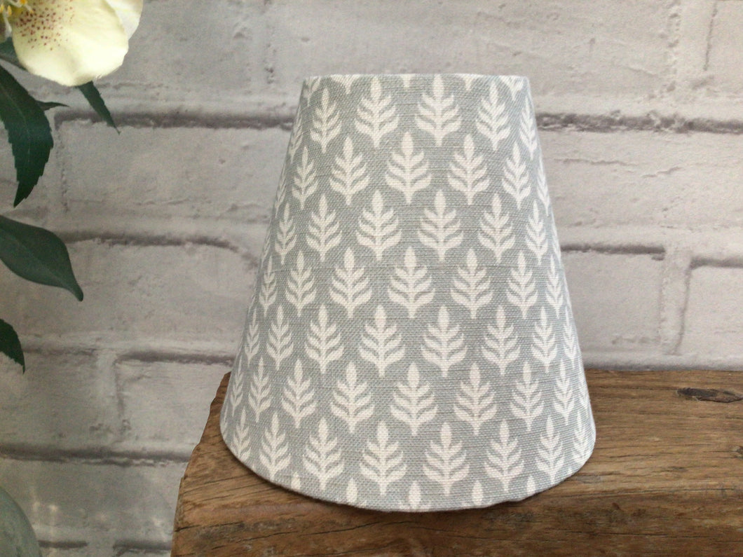 Candle Clip Lampshade - Peony and Sage Vhari Seamist