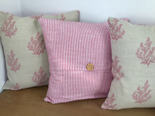 Load image into Gallery viewer, Cushion Cover - Peony and Sage Olivia Pink - 32cmx32cm
