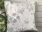 Cushion Cover - Peony and Sage Summer Meadow - 32cm x 32cm