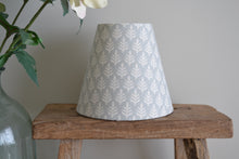 Load image into Gallery viewer, Candle Clip Lampshade - Peony and Sage Vhari Seamist
