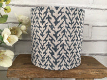 Load image into Gallery viewer, Lampshade - Peony and Sage Veja Mussel Blue linen - 15cm drum
