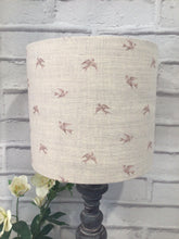 Load image into Gallery viewer, Lampshade - Olive and Daisy Peony Rose pink Skylark - 25cm drum
