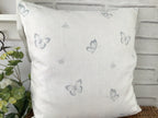 Cushion Cover - Peony & Sage - Bee & Butterfly linen 45cm