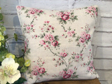 Load image into Gallery viewer, Cushion cover - Olive and Daisy Country Rose - 32cm x 32cm
