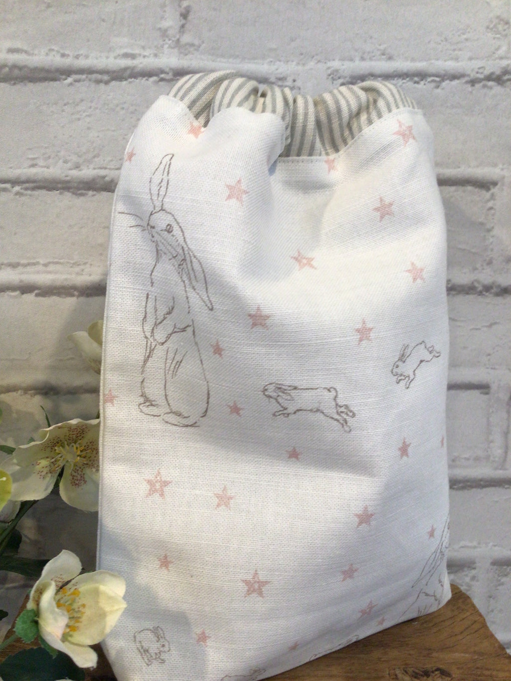 Toiletry bag - Peony and Sage All Star Hare - make up bag