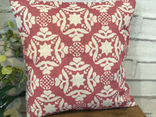 Load image into Gallery viewer, Cushion Cover - Olive and Daisy Jamila Raspberry blotch - 32cm x 32cm
