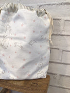 Toiletry bag - Peony and Sage All Star Hare - make up bag