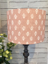 Load image into Gallery viewer, Lampshade - Peony &amp; Sage Inca Soft Red Clay - 30cm drum
