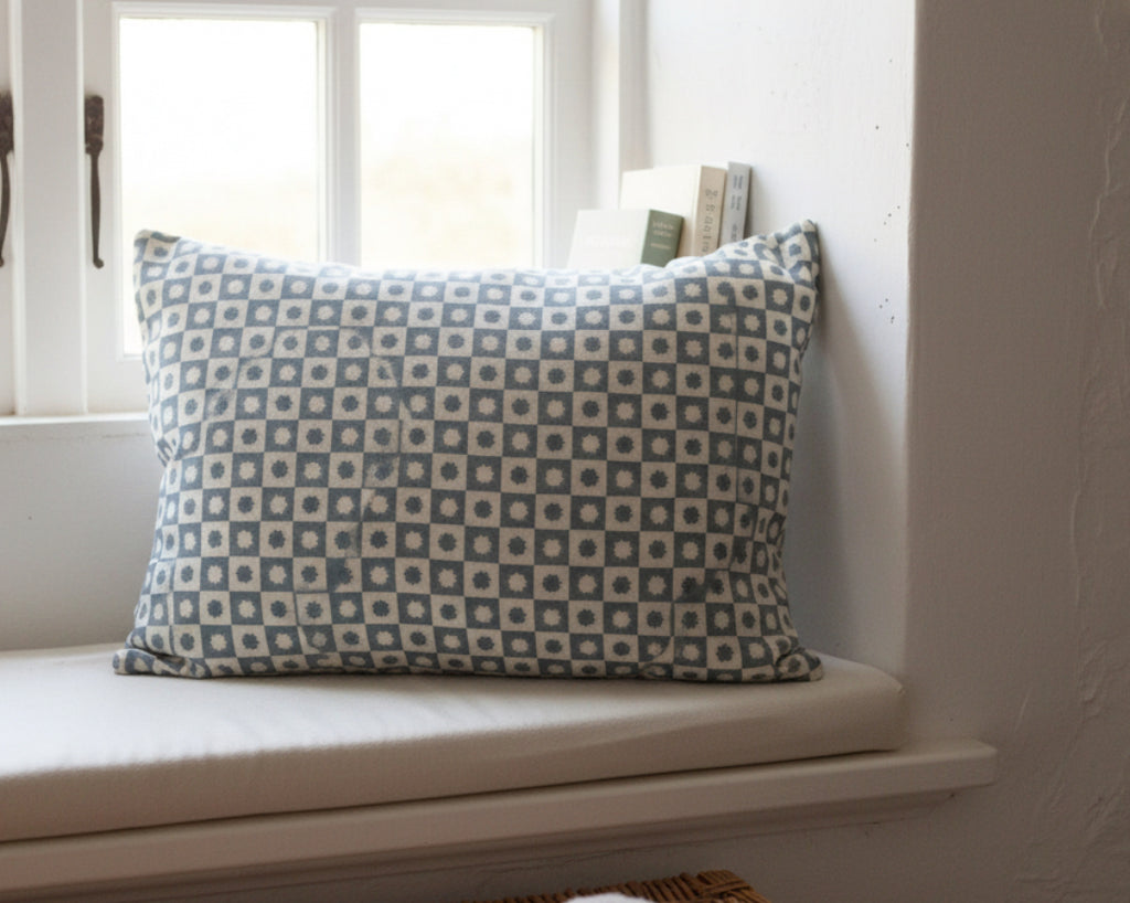 Cushion Cover - Olive and Daisy Starry nights blue - 30cm x 40cm